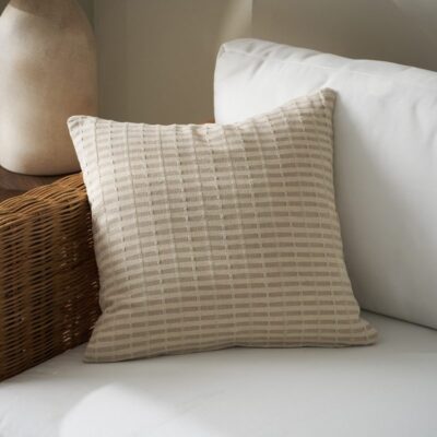 Μαξιλαροθήκη 43x43cm GOFIS HOME Elysia Hemp Beige 531/06