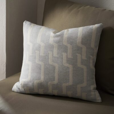 Μαξιλαροθήκη 50x50cm GOFIS HOME Clover Grey 558/15