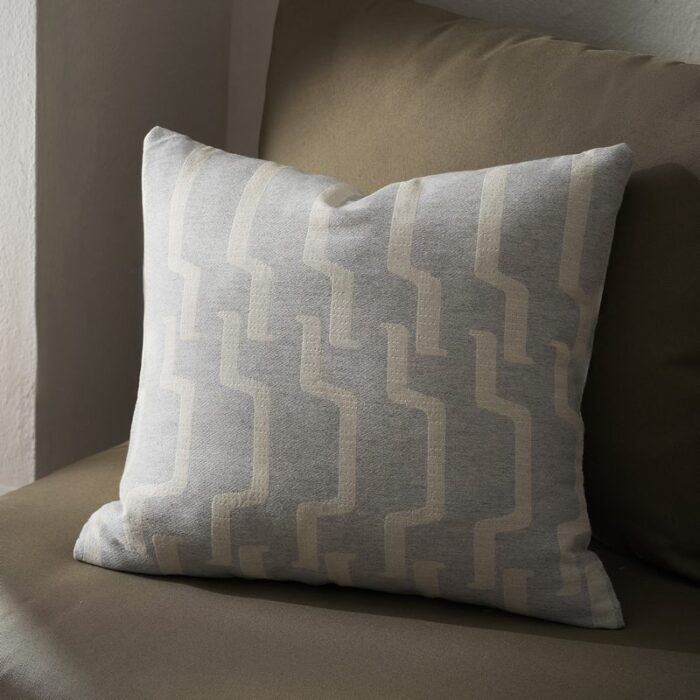 Μαξιλαροθήκη 50x50cm GOFIS HOME  Clover Grey 558/15