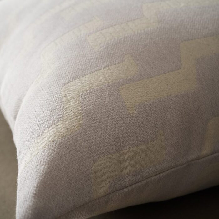 Μαξιλαροθήκη 50x50cm GOFIS HOME  Clover Silver Grey 558/19 - Image 2