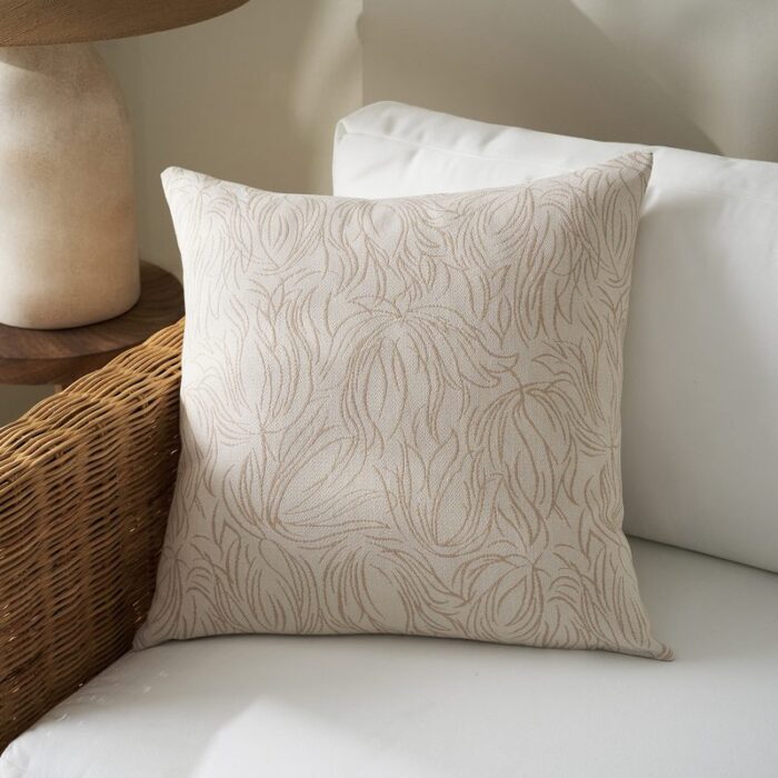 Μαξιλαροθήκη 50x50cm GOFIS HOME  Delia Natural Ecru 563/05