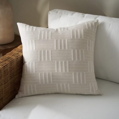 Μαξιλαροθήκη 50x50cm GOFIS HOME Calyra Natural Beige 654/06