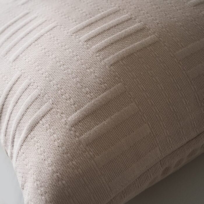 Μαξιλαροθήκη 50x50cm GOFIS HOME  Calyra Warm Beige 654/21 - Image 2