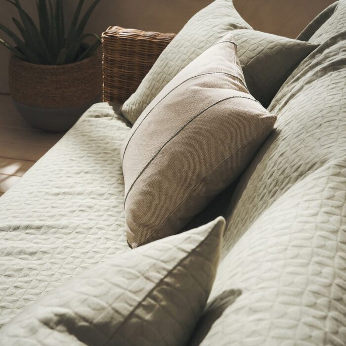 Ριχτάρι Πολυθρόνας 180x175cm GOFIS HOME  Eliena Smoke Green 402/07 - Image 3