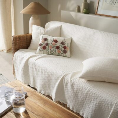 Ριχτάρι Διθέσιου 180x250cm GOFIS HOME Eliena Ivory 402/05 - Image 3