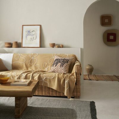 Ριχτάρι διακόσμησης 140x180cm GOFIS HOME Elowen Warm Beige 505