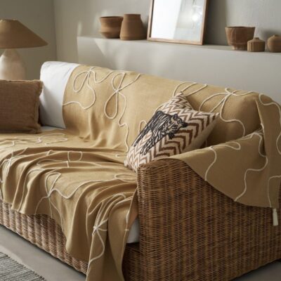 Ριχτάρι διακόσμησης 140x180cm GOFIS HOME Elowen Warm Beige 505 - Image 3