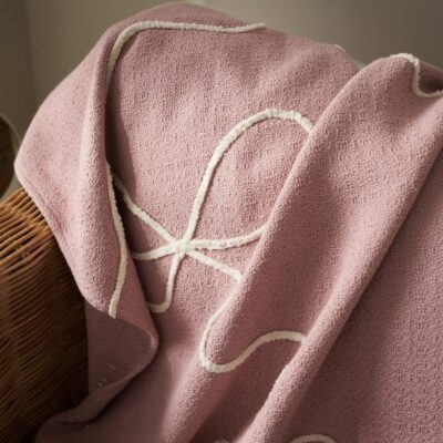 Ριχτάρι διακόσμησης 140x180cm GOFIS HOME Elowen Magnolia Rose 505 - Image 2