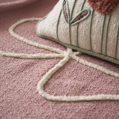 Ριχτάρι διακόσμησης 140x180cm GOFIS HOME Elowen Magnolia Rose 505 - Image 5