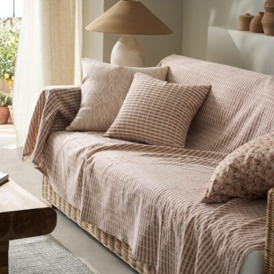 Ριχτάρι Πολυθρόνας 180x180cm GOFIS HOME Elysia Dusty Rust 531/02 - Image 3