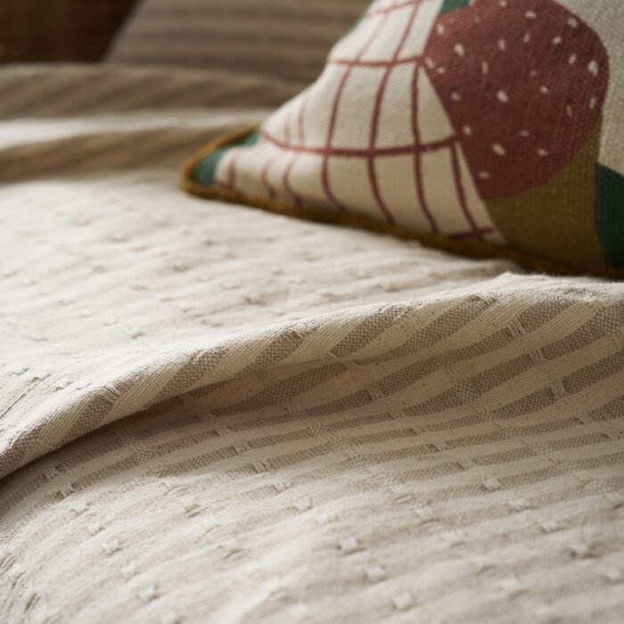 Ριχτάρι Πολυθρόνας 180x180cm GOFIS HOME  Elysia Hemp Beige 531/06 - Image 2