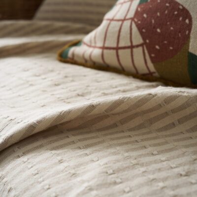 Ριχτάρι Τριθέσιου 180x310cm GOFIS HOME Elysia Hemp Beige 531/06 - Image 2