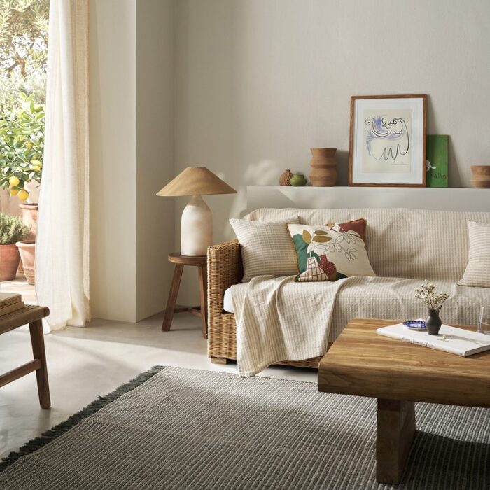 Ριχτάρι Τριθέσιου 180x310cm GOFIS HOME  Elysia Hemp Beige 531/06 - Image 6