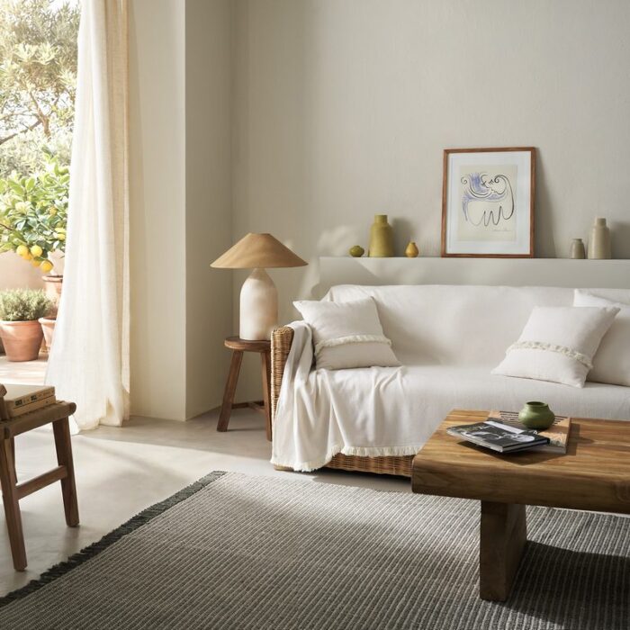 Ριχτάρι Πολυθρόνας 180x180cm GOFIS HOME  Odessa Off White 533/05 - Image 5