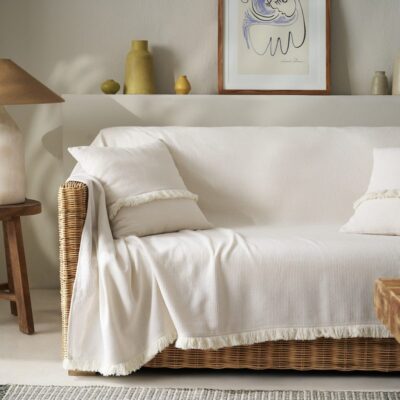 Ριχτάρι Τριθέσιου 180x310cm GOFIS HOME Odessa Off White 533/05