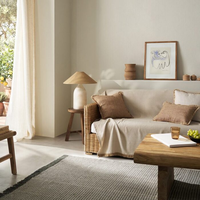 Ριχτάρι Τριθέσιου 180x310cm GOFIS HOME  Odessa Hemp Beige 533/06 - Image 5