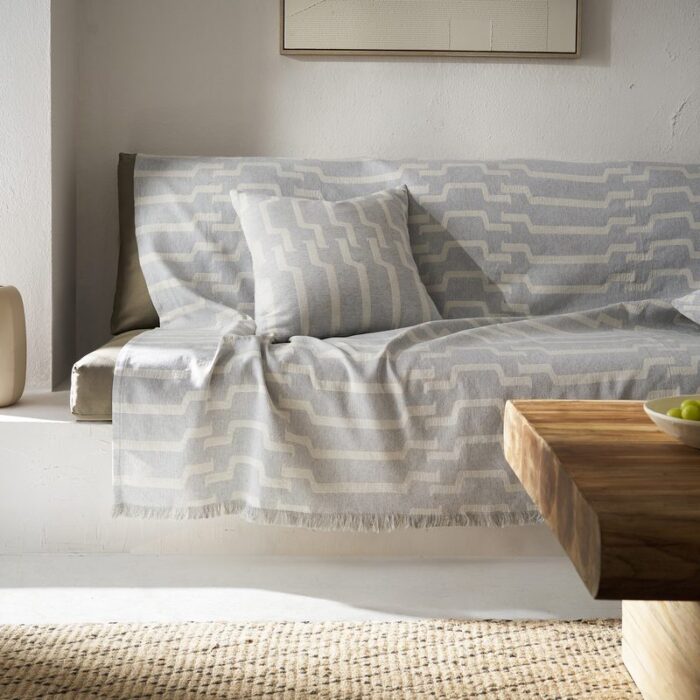 Ριχτάρι Πολυθρόνας 180x180cm GOFIS HOME  Clover Grey 558/15