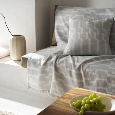 Ριχτάρι Πολυθρόνας 180x180cm GOFIS HOME Clover Grey 558/15 - Image 2