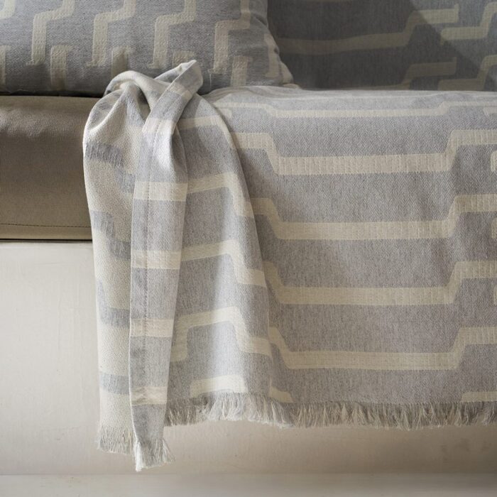 Ριχτάρι Πολυθρόνας 180x180cm GOFIS HOME  Clover Grey 558/15 - Image 4