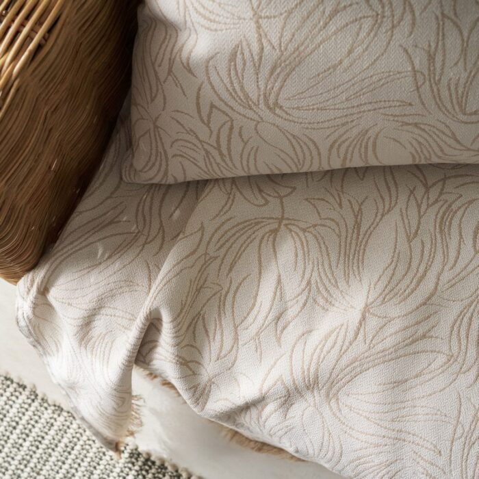 Ριχτάρι Πολυθρόνας 180x180cm GOFIS HOME  Delia Natural Ecru 563/05 - Image 2