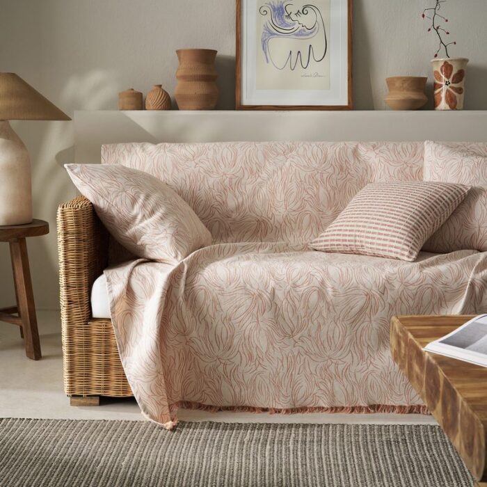 Ριχτάρι Διθέσιου 180x250cm GOFIS HOME  Delia Dusted Clay 563/03