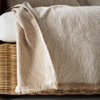 Ριχτάρι Τριθέσιου 180x310cm GOFIS HOME Delia Natural Ecru 563/05 - Image 5