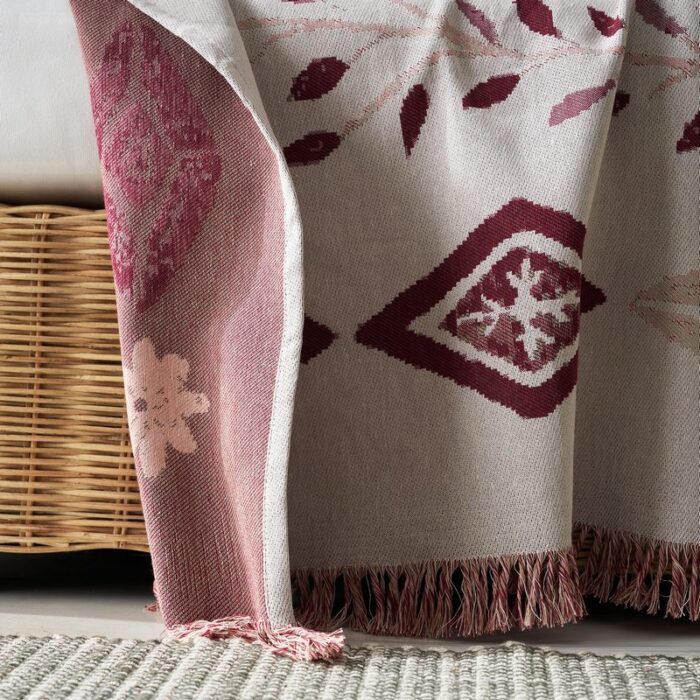 Ριχτάρι διακόσμησης 180x210cm GOFIS HOME  Ishara Cherry 573/02 - Image 6