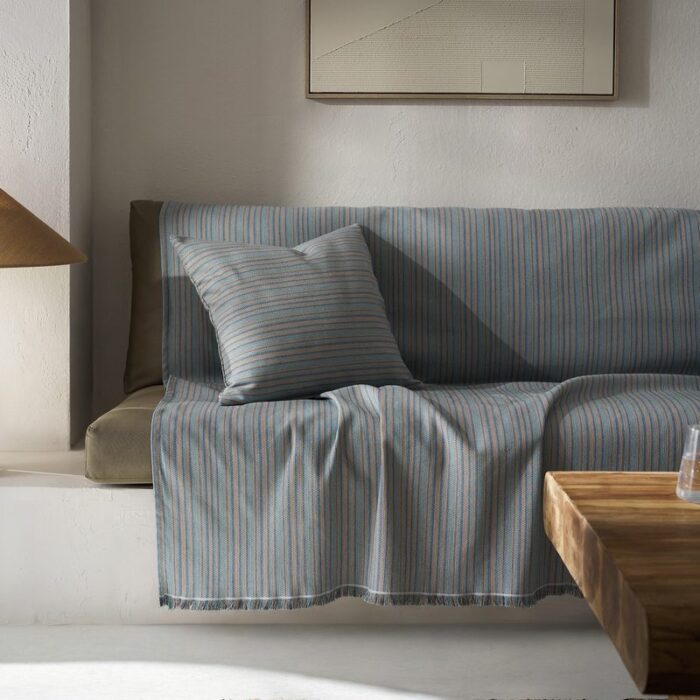 Ριχτάρι Πολυθρόνας 180x180cm GOFIS HOME  Nymeria Jean Blue 574/01