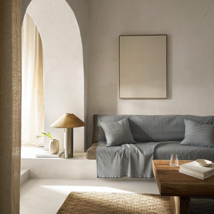 Ριχτάρι Πολυθρόνας 180x180cm GOFIS HOME  Nymeria Jean Blue 574/01 - Image 6