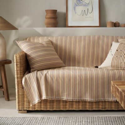 Ριχτάρι Πολυθρόνας 180x180cm GOFIS HOME Nymeria 80's Orange 574/03