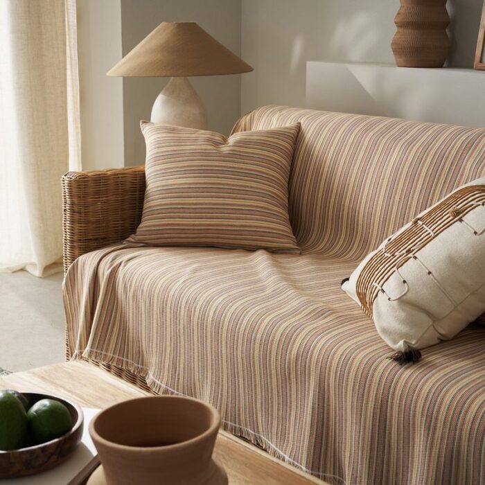 Ριχτάρι Πολυθρόνας 180x180cm GOFIS HOME  Nymeria 80's Orange 574/03 - Image 4