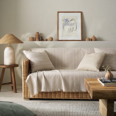 Ριχτάρι Πολυθρόνας 180x180cm GOFIS HOME Nymeria Coffee Brown 574/13