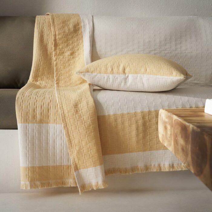 Ριχτάρι Πολυθρόνας 180x175cm GOFIS HOME  Solenne Sun Yellow 591/04 - Image 5