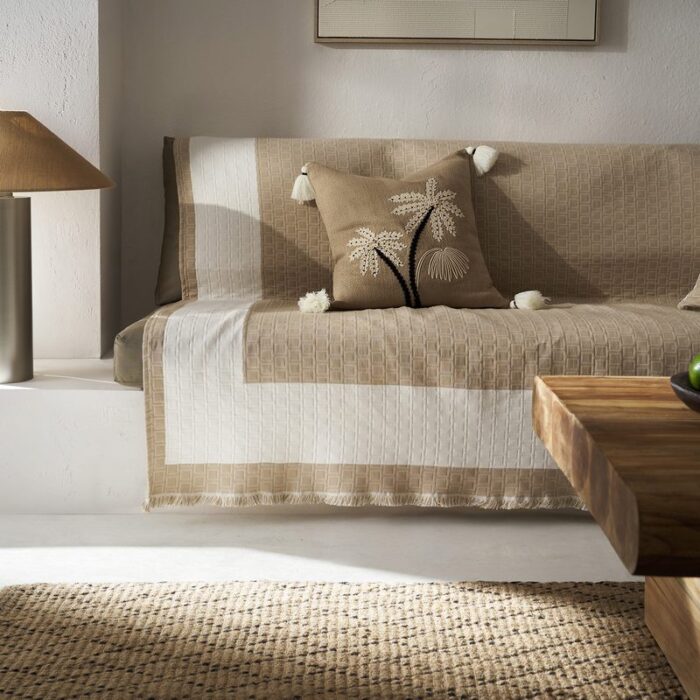 Ριχτάρι Πολυθρόνας 180x175cm GOFIS HOME  Solenne Almond Beige 591/06