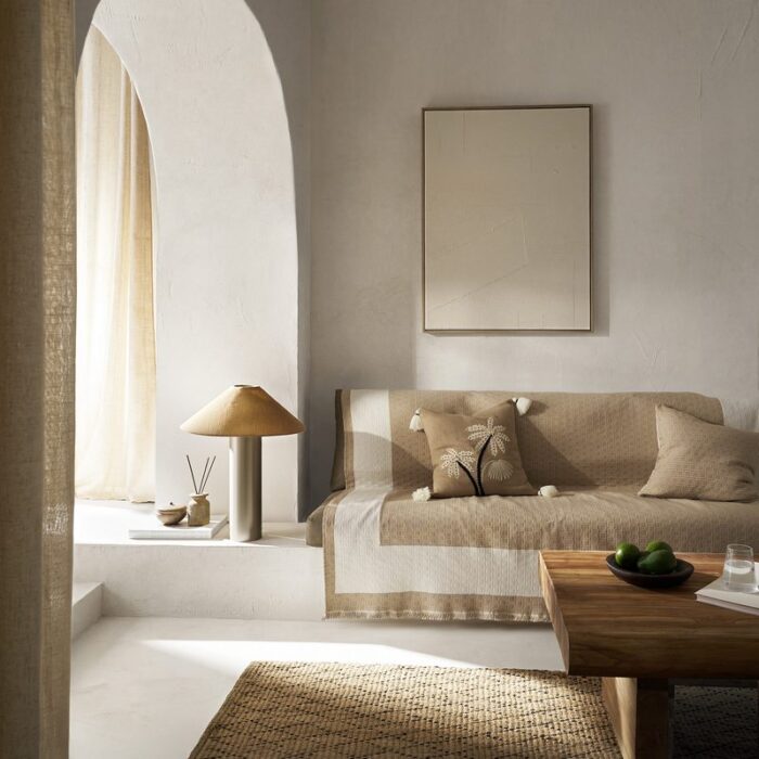 Ριχτάρι Τριθέσιου 180x300cm GOFIS HOME  Solenne Almond Beige 591/06 - Image 6