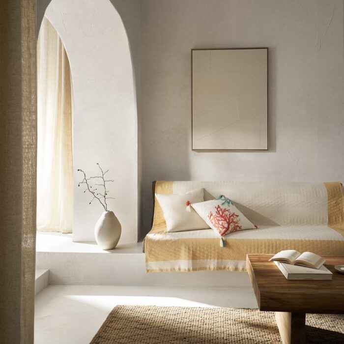 Ριχτάρι Τετραθέσιου 180x350cm GOFIS HOME  Solenne Sun Yellow 591/04 - Image 6