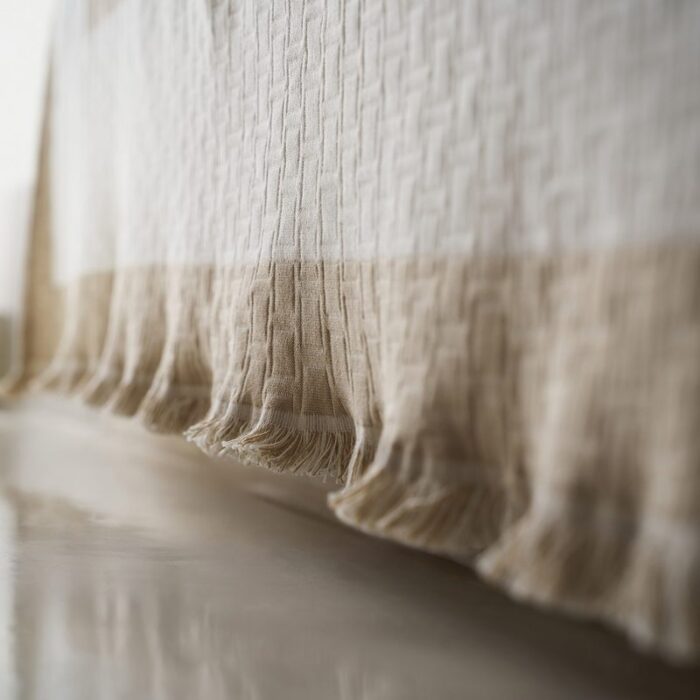 Ριχτάρι Τετραθέσιου 180x350cm GOFIS HOME  Solenne Almond Beige 591/06 - Image 4