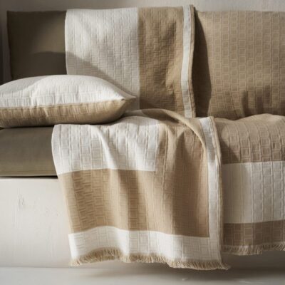 Ριχτάρι Τετραθέσιου 180x350cm GOFIS HOME Solenne Almond Beige 591/06 - Image 5