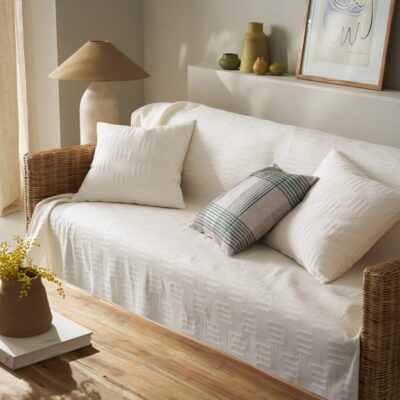 Ριχτάρι Πολυθρόνας 180x175cm GOFIS HOME Calyra Ivory 654/05 - Image 3