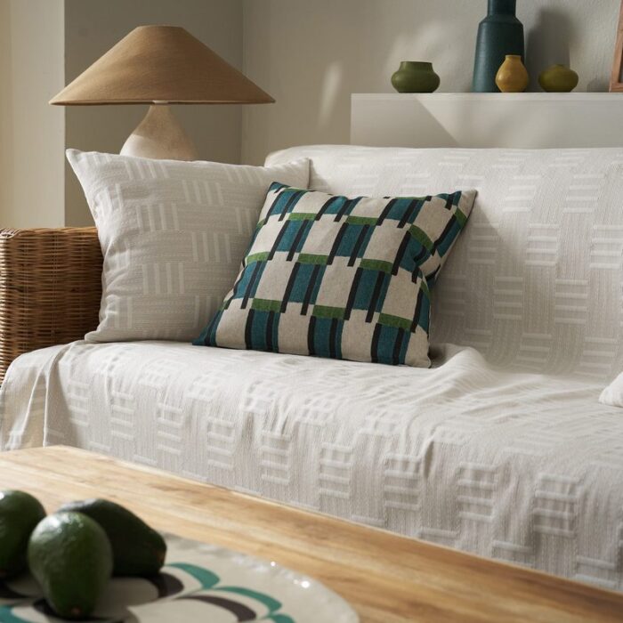 Ριχτάρι Τετραθέσιου 180x350cm GOFIS HOME  Calyra Natural Beige 654/06 - Image 4