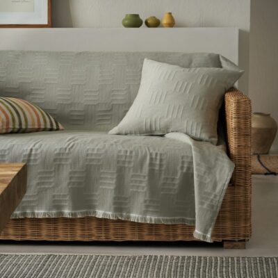 Ριχτάρι Τετραθέσιου 180x350cm GOFIS HOME Calyra Smoke Green 654/07