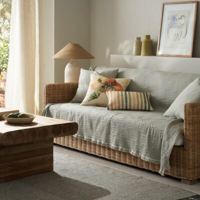 Ριχτάρι Τετραθέσιου 180x350cm GOFIS HOME Calyra Smoke Green 654/07 - Image 3