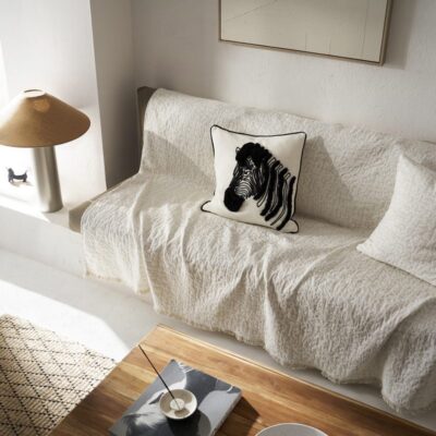 Ριχτάρι Τριθέσιου 180x300cm GOFIS HOME Francis Natural Beige 729/06 - Image 3