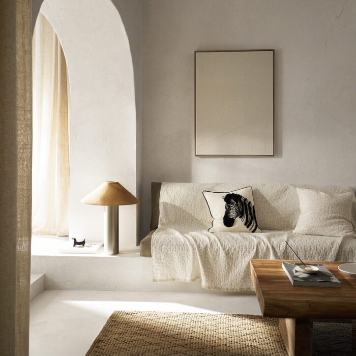 Ριχτάρι Τριθέσιου 180x300cm GOFIS HOME  Francis Natural Beige 729/06 - Image 5