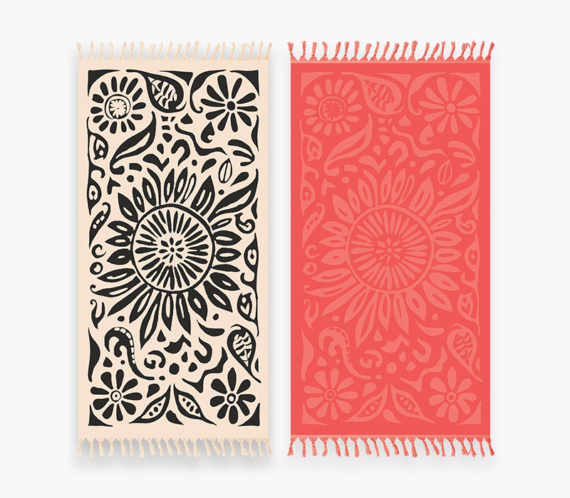NEF NEF HOMEWARE ΠΕΤΣΕΤΑ ΘΑΛΑΣΣΗΣ HAZARD 80X160, 100% BAMBAKI
