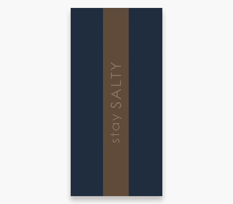 NEF NEF HOMEWARE ΠΕΤΣΕΤΑ ΘΑΛΑΣΣΗΣ STAY SALTY 80X160, 100% BAMBAKI