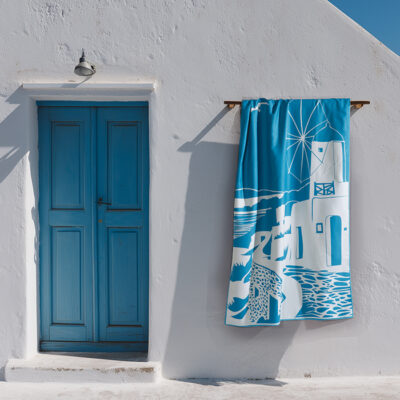 NEF NEF HOMEWARE ΠΕΤΣΕΤΑ ΘΑΛΑΣΣΗΣ MY ISLAND BLUE 80X160, 100% ΜΙΚΡΟΙΝΕΣ - Image 2