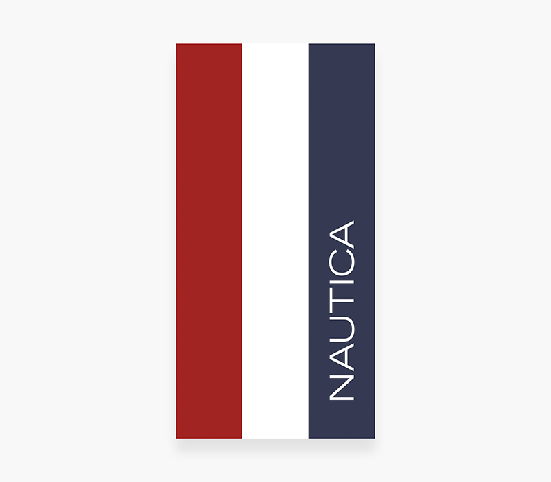 NAUTICA ΠΕΤΣΕΤΑ ΘΑΛΑΣΣΗΣ NAUTICA-NAU WAY UP 80X160, 100% BAMBAKI