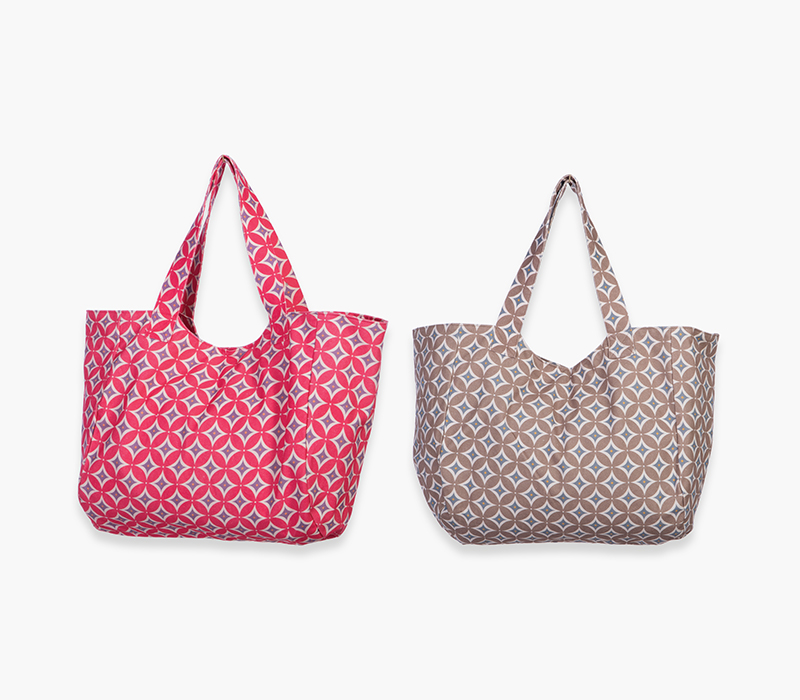 NEF NEF HOMEWARE ΤΣΑΝΤΑ ΘΑΛΑΣΣΗΣ SPARKLE 41X39X24, 100% ΒΑΜΒΑΚΙ