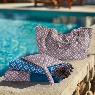 NEF NEF HOMEWARE ΤΣΑΝΤΑ ΘΑΛΑΣΣΗΣ SPARKLE 41X39X24, 100% ΒΑΜΒΑΚΙ - Image 5